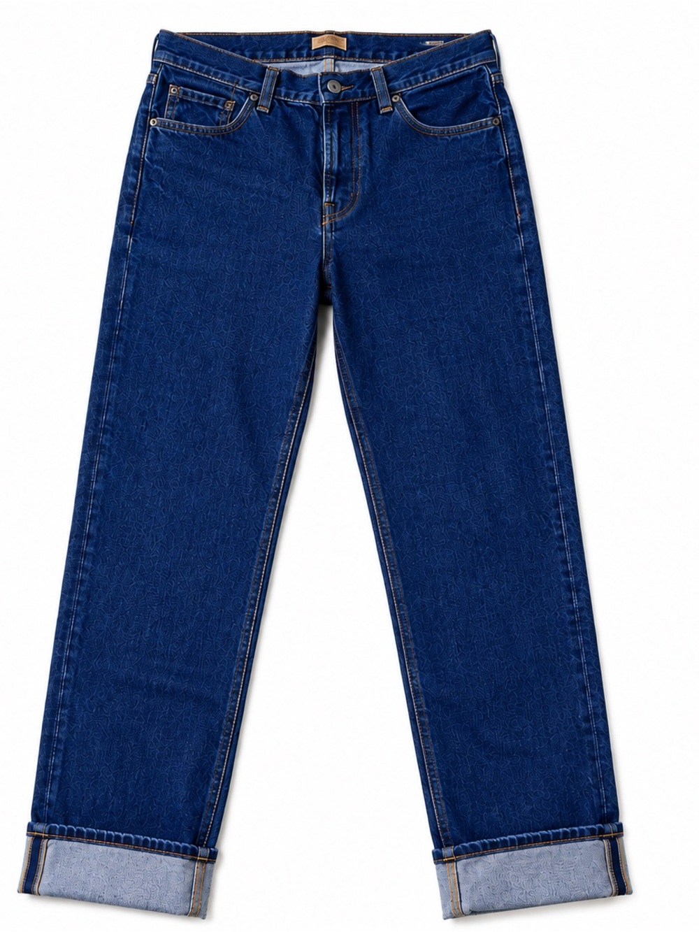 American Eagle Outfitters Women's Deep Blue Straight Leg Jeans